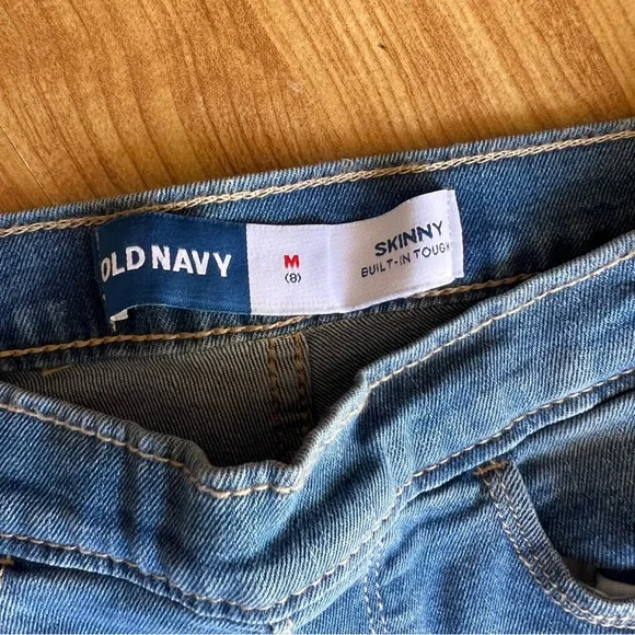 Old Navy Light Blue Girl Skinny Jeans - Picture 4 of 4
